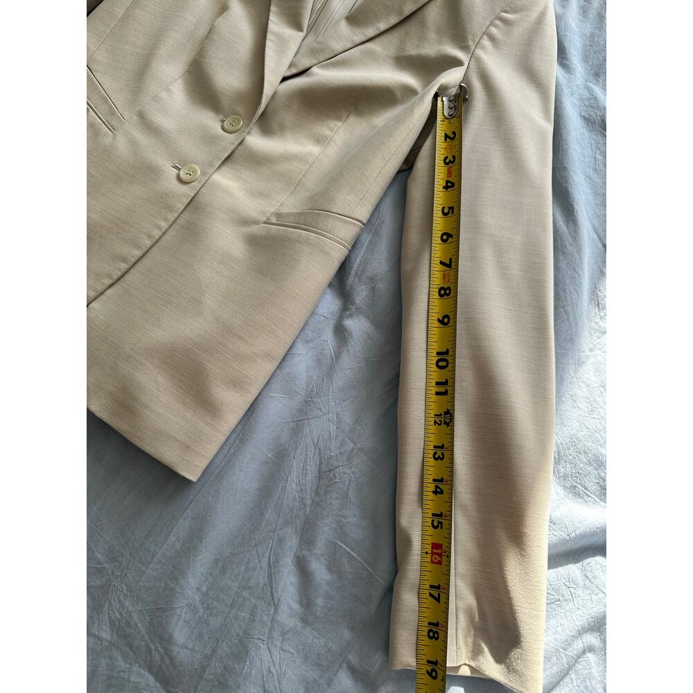 The Limited Beige Pant Suit Set Blazer 4 Pants 4L Drew Fit Career - Picture 15 of 16